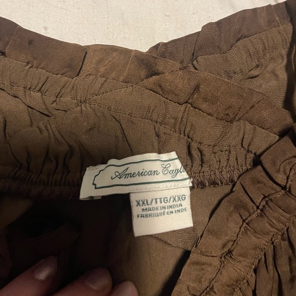 Brown women’s peplum  tank top - Picture 2 of 2